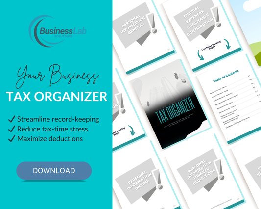 Your Business Tax Organizer
